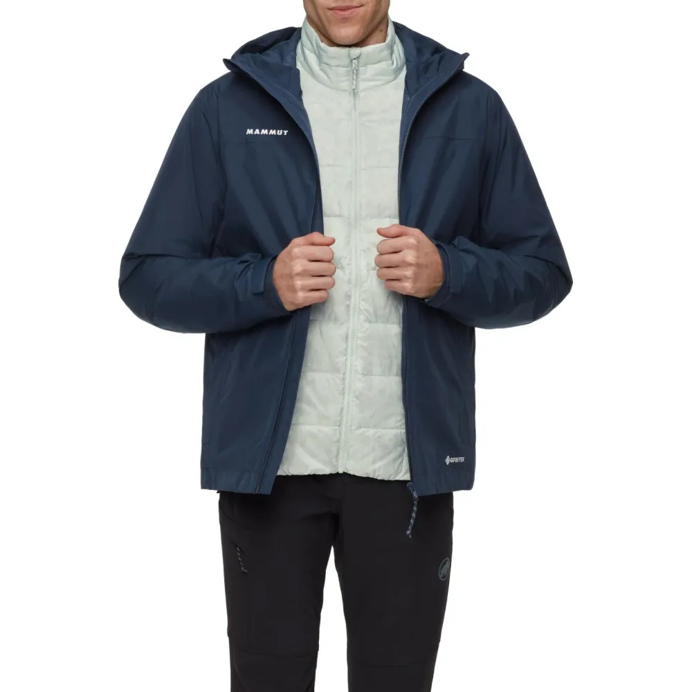 - Treeine 3 in 1 Hardhe Hooded Jacket - Doppejacke < Mammut