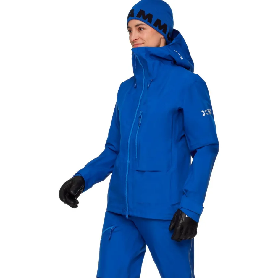 Mammut Hochtourenbekleidung|Jacken-- Women's Eiger Nordwand Advanced HS Hooded Jacket - Regenjacke Eiger Blue
