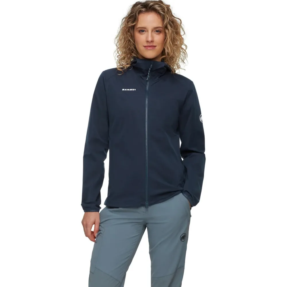 Mammut - Women's Granite Softshell Hooded Jacket - Softshelljacke Marine Best