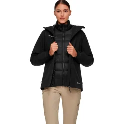 - Woen' Treeine 3 in 1 Hardhe Hooded Jacket - Doppejacke < Mammut Online