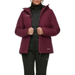 - Woen' Treeine 3 in 1 Hardhe Hooded Jacket - Doppejacke < Mammut Online