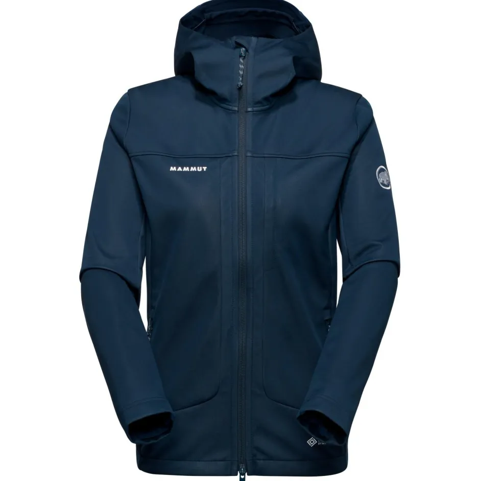 Mammut Wanderbekleidung|Jacken-- Women's Ultimate VIII Softshell Hooded Jacket - Softshelljacke