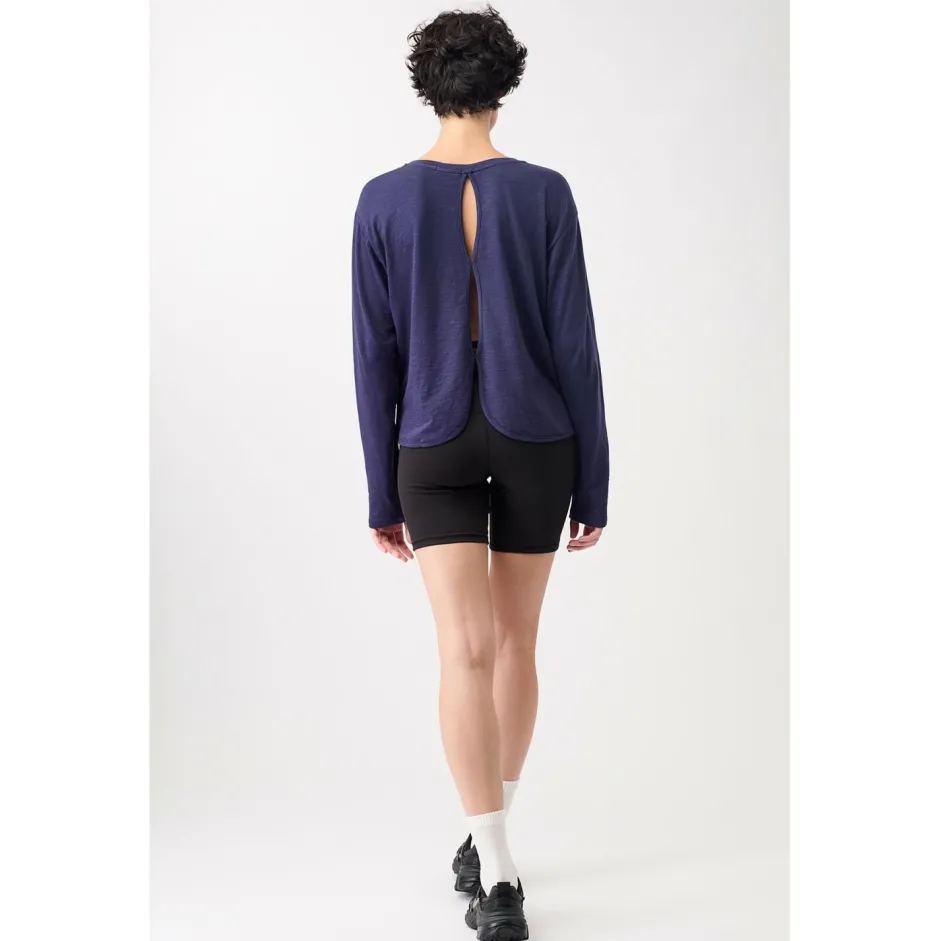 Mandala Yogabekleidung|Fitnessbekleidung-- Women's Open Back Long Sleeve - Longsleeve
