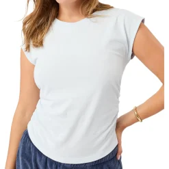 Mandala - Women's Side Ruffled Top - T-Shirt Hot
