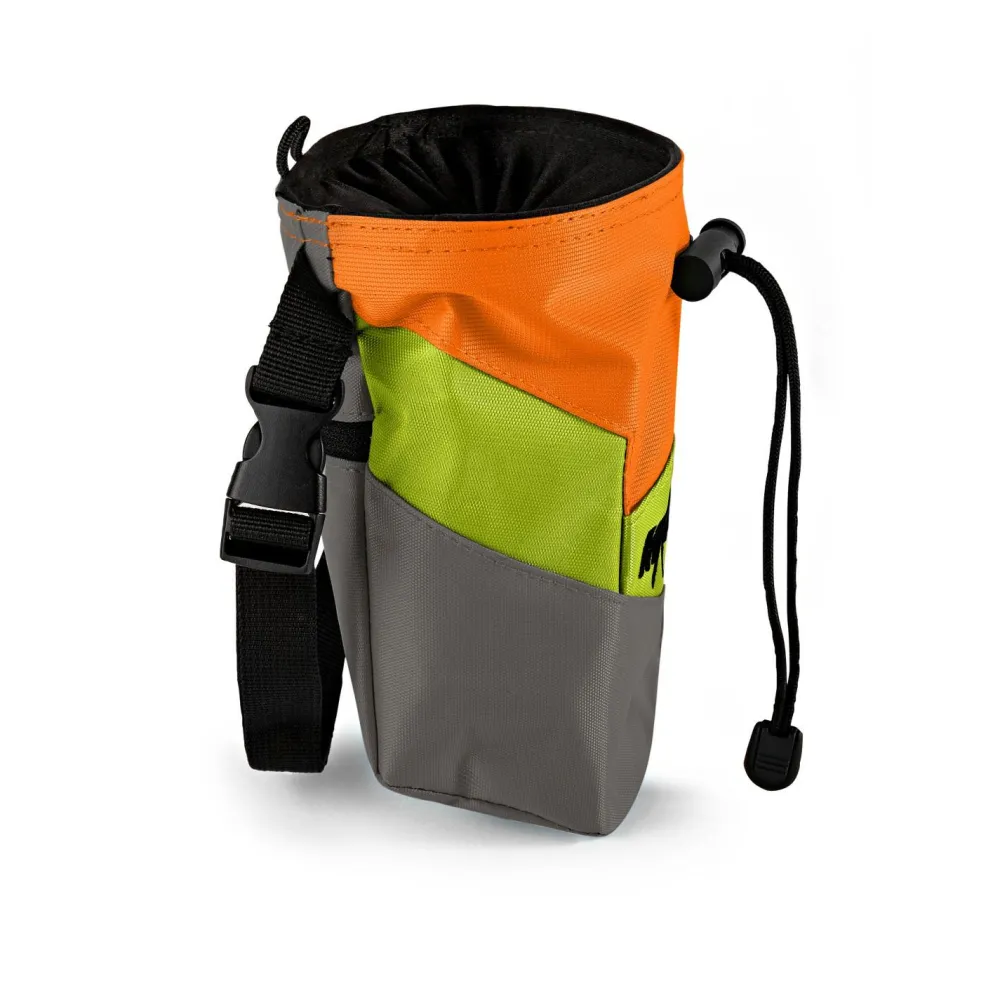 Mantle - Kletter Chalk Bag Juggy - Chalkbag Orange / Green / Grey Sale