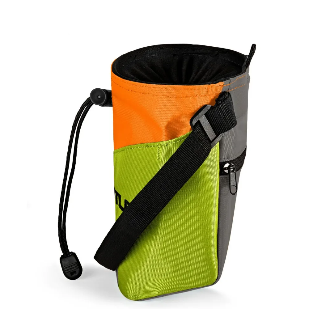 Mantle - Kletter Chalk Bag Juggy - Chalkbag Orange / Green / Grey Sale