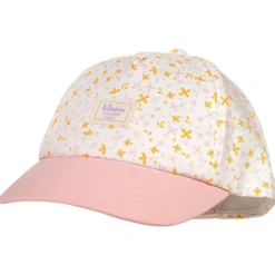 maximo - Baby Girl's Cap Small Flowers mit Klettverschluß - Cap Off-White / Multicolor Sale