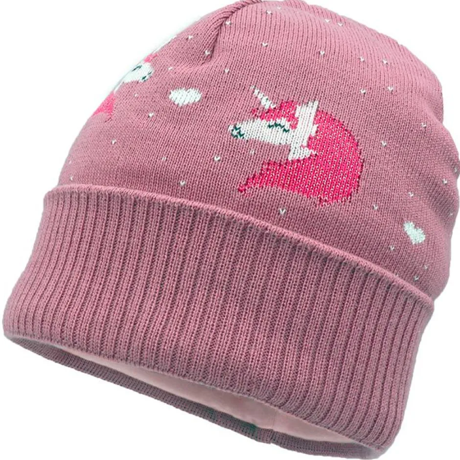 maximo - Girl-Mütze Einhorn mit Umschlag und Futter - Mütze