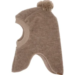 maximo Kopfbedeckungen|Alltagsbekleidung-- Kid's Mini-Schlupfmütze mit Wollfleece und Pompons - Sturmhaube
