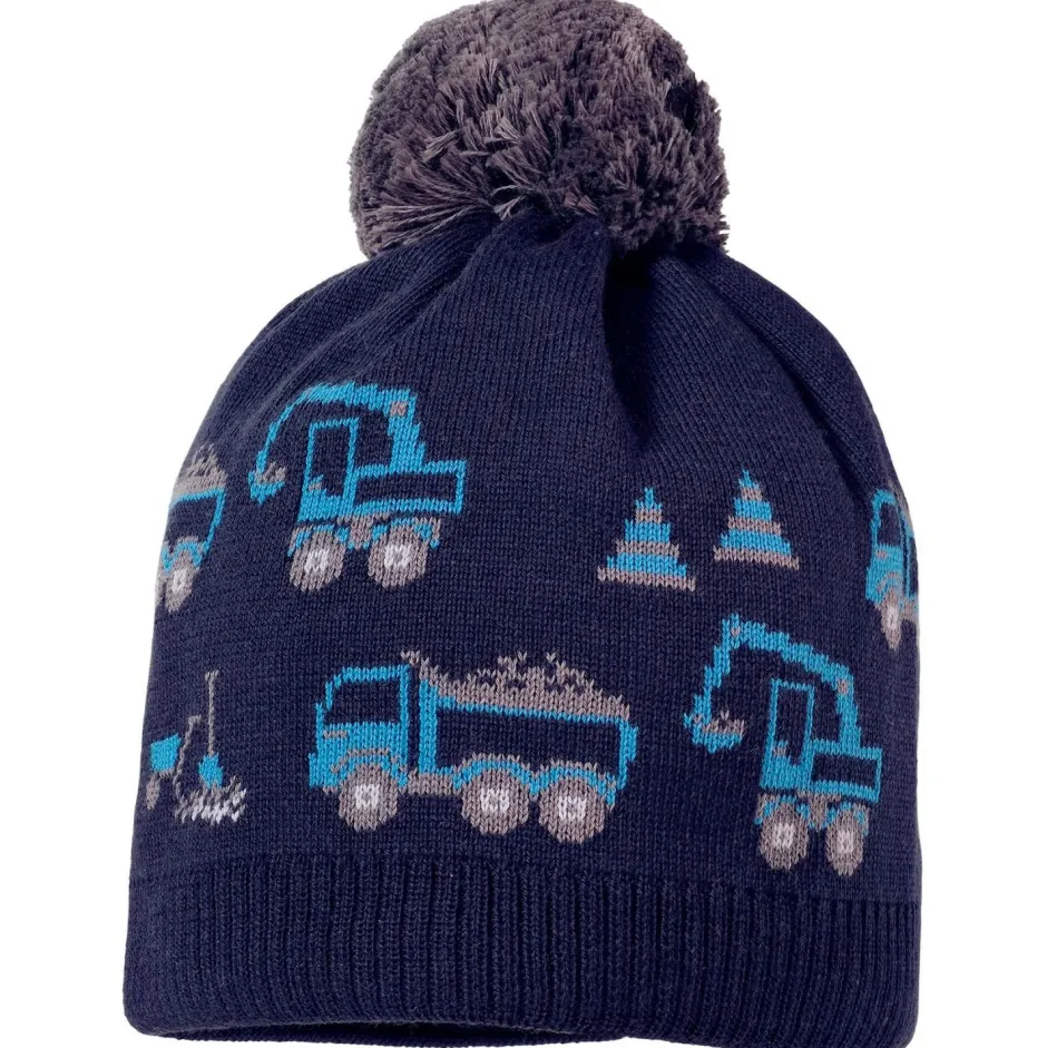maximo Kopfbedeckungen|Alltagsbekleidung-- Mini Boy's Mütze mit Pompon - Mütze