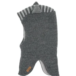 maximo - Mini Boy's Schlupfmütze Waschbär - Sturmhaube Medium Grey Melange Clearance