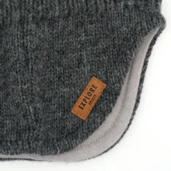maximo - Mini Boy's Schlupfmütze Waschbär - Sturmhaube Medium Grey Melange Clearance