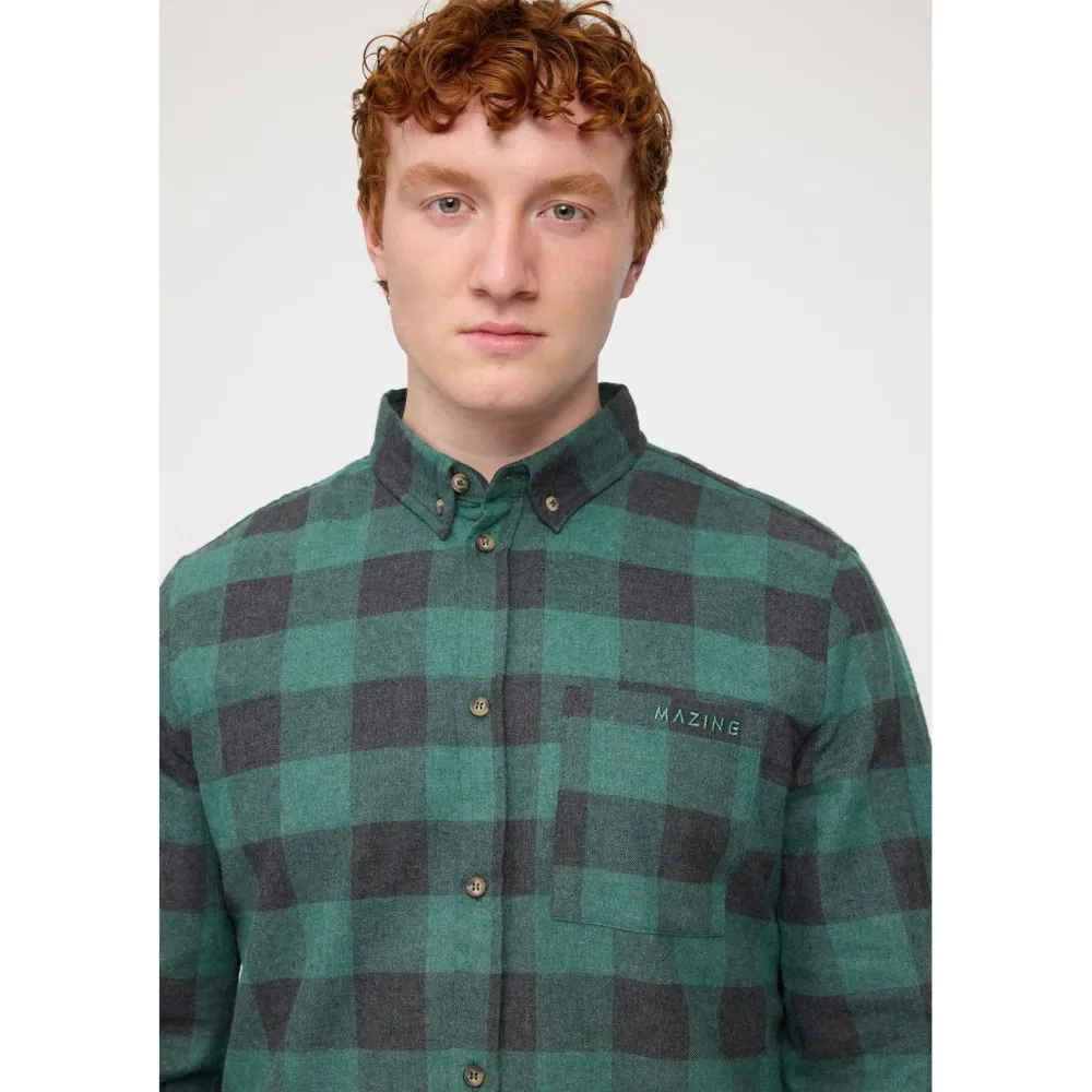 - Checked Fanne hirt - Hed < Mazine Sale
