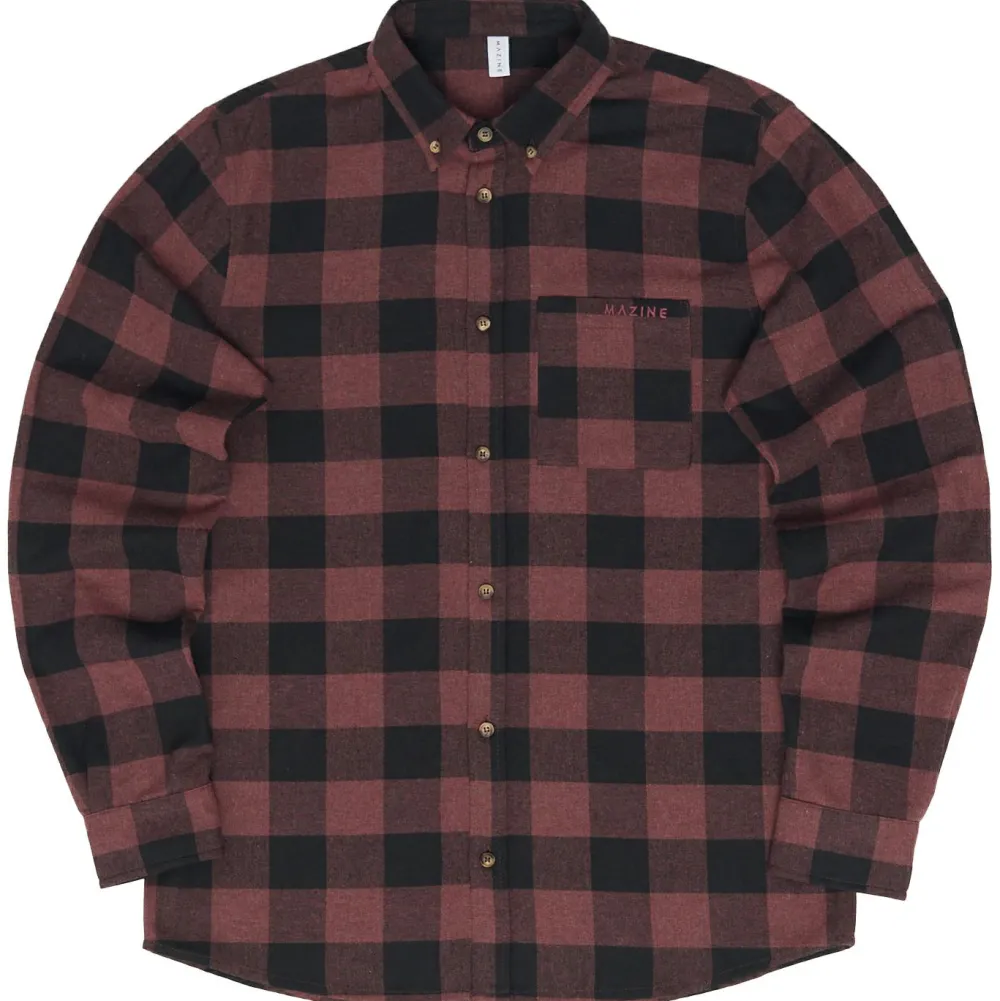 - Checked Fanne hirt - Hed < Mazine Sale