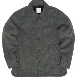 Mazine Freizeitjacken|Shirts, Hemden & Longsleeves-- Vegan Wool Jacket - Freizeitjacke Anthracite Melange