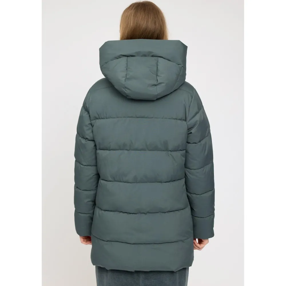 - Woen' Baic id ength Puffer Jacket - Parka < Mazine