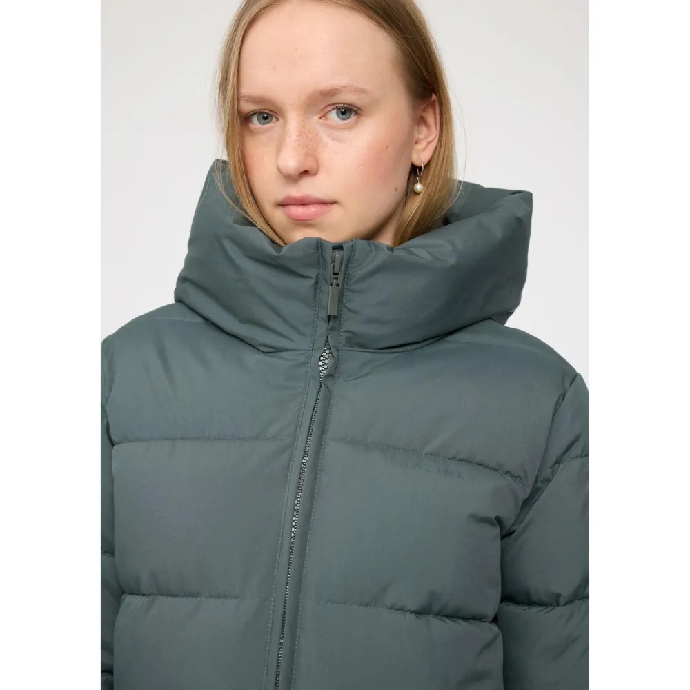- Woen' Baic id ength Puffer Jacket - Parka < Mazine