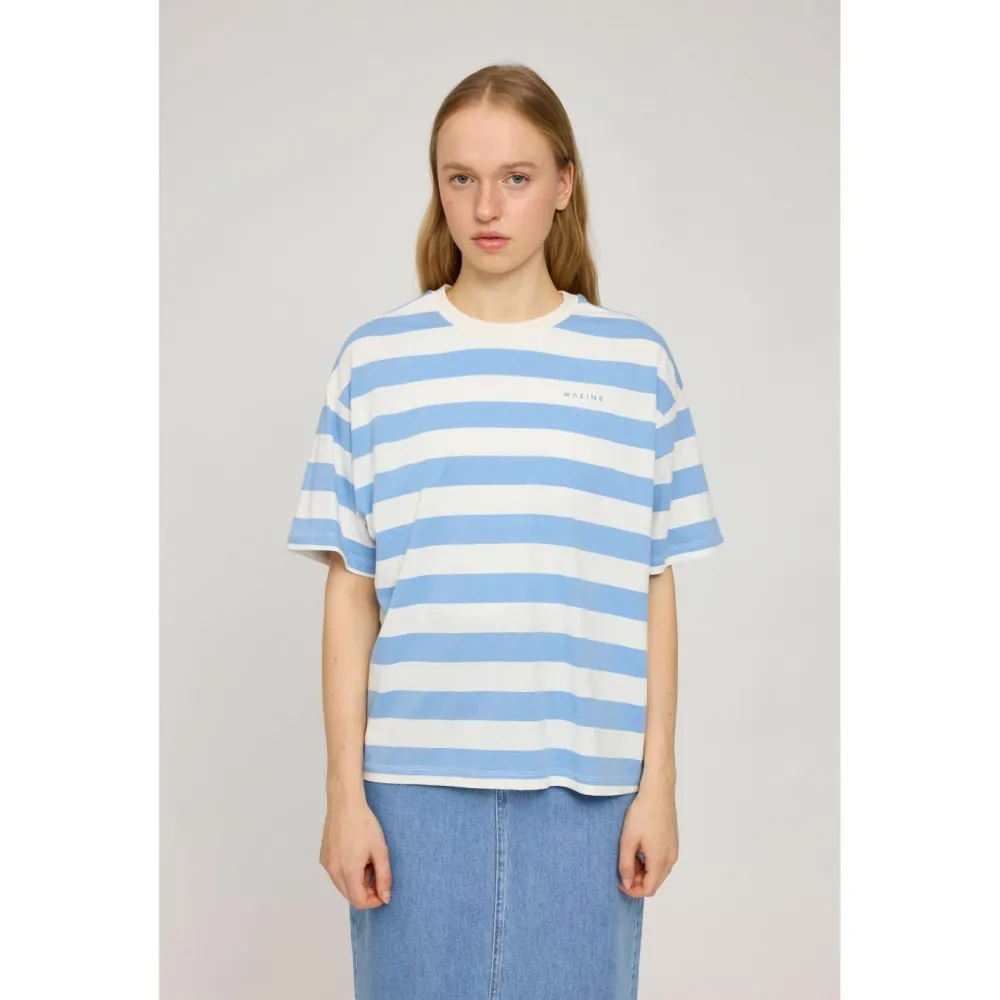 - Woen' Bock tripe T - T-hirt < Mazine