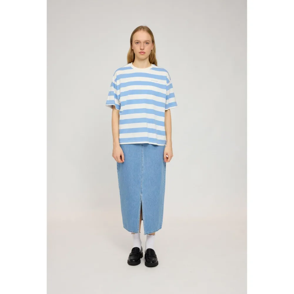 - Woen' Bock tripe T - T-hirt < Mazine