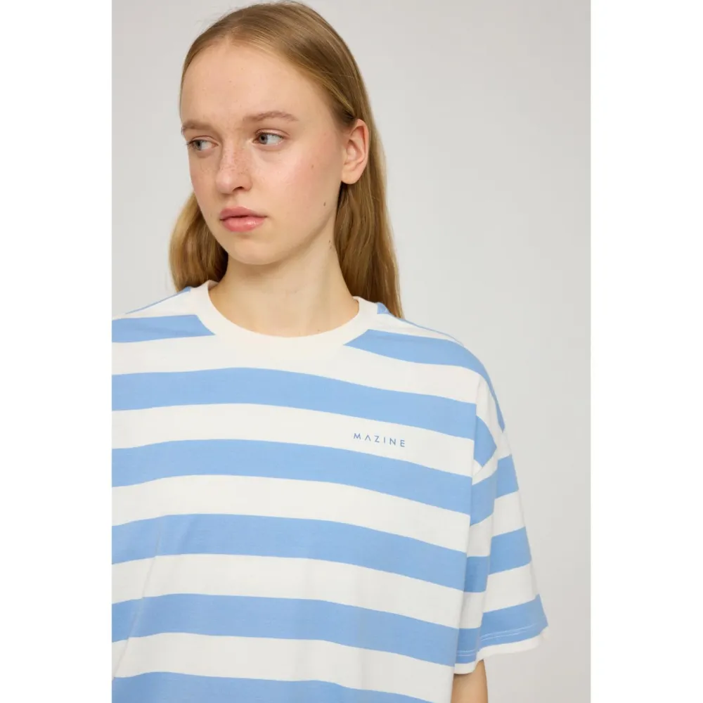 - Woen' Bock tripe T - T-hirt < Mazine