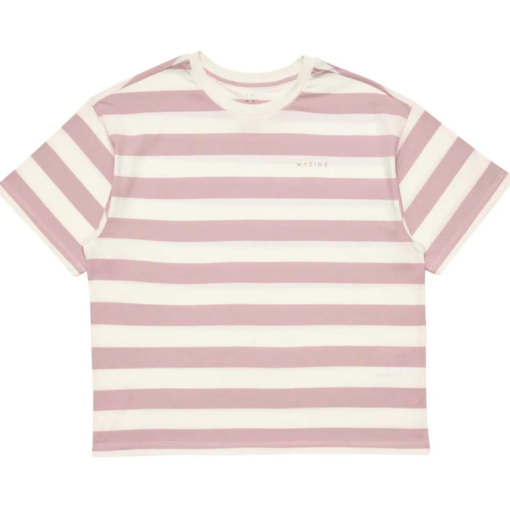 - Woen' Bock tripe T - T-hirt < Mazine