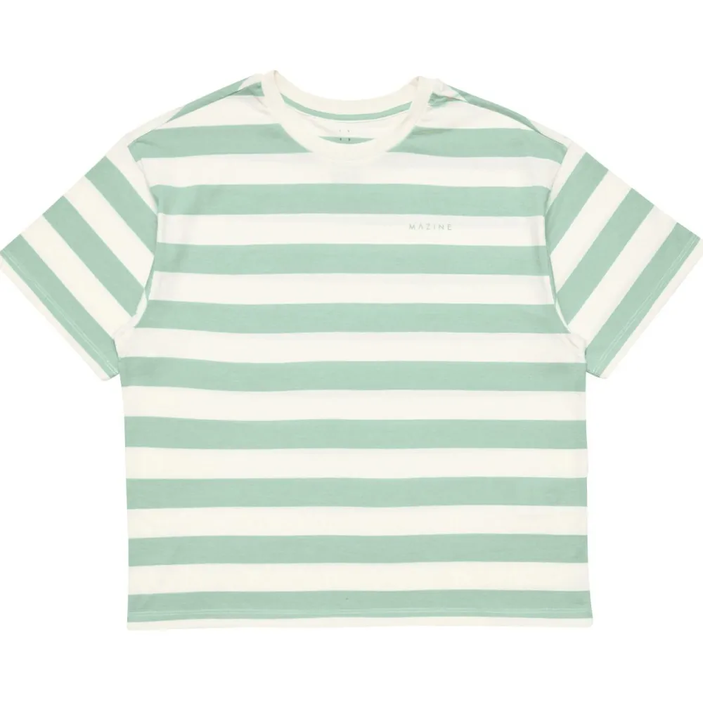 - Woen' Bock tripe T - T-hirt < Mazine