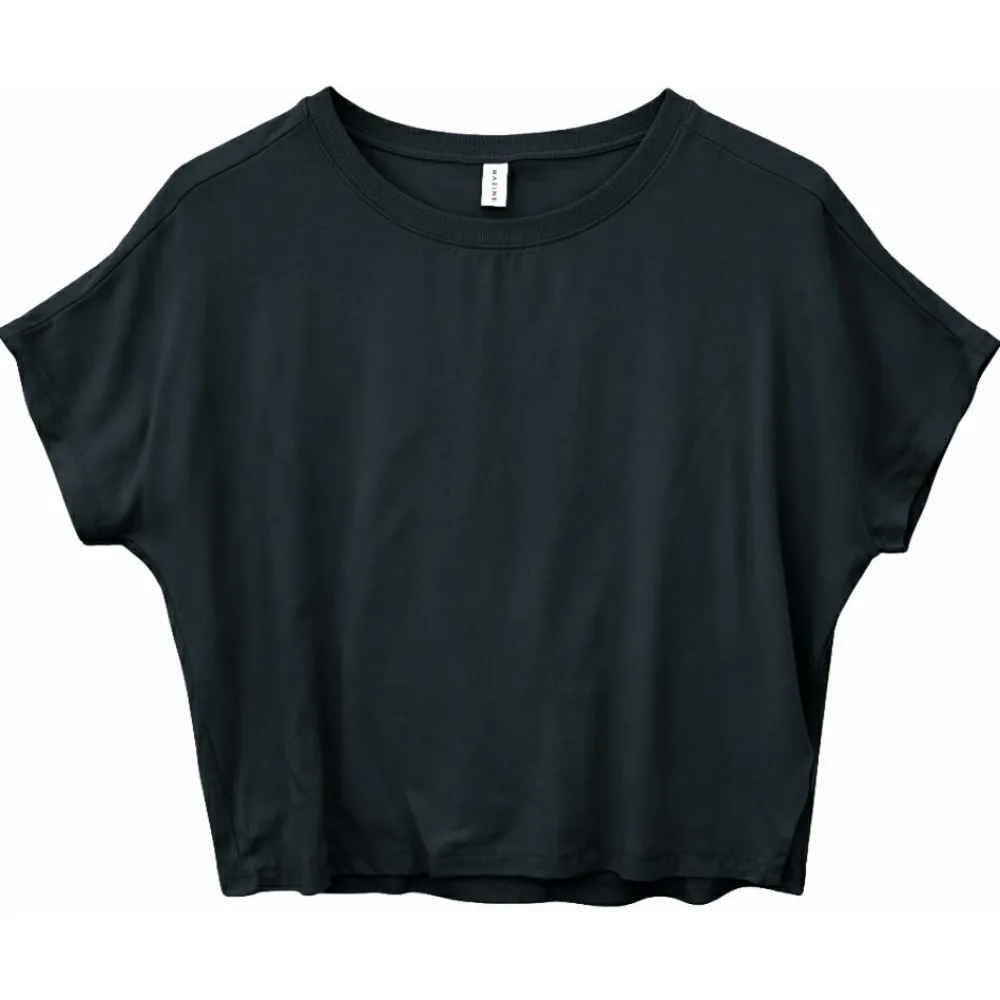 Mazine - Women's Crew Neck Viscose Blouse - Bluse
