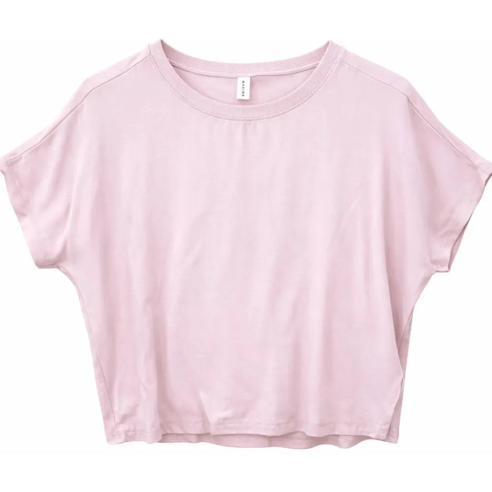 Mazine - Women's Crew Neck Viscose Blouse - Bluse