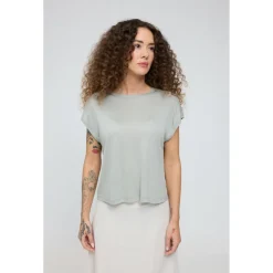 - Woen' Cropped T ooe Fit - T-hirt < Mazine Hot