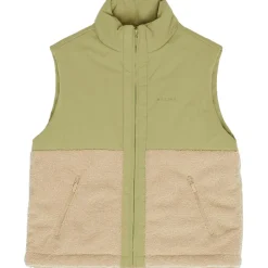 Mazine - Women's Fabric Blocking Vest - Fleeceweste Online