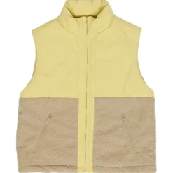 Mazine - Women's Fabric Blocking Vest - Fleeceweste Online