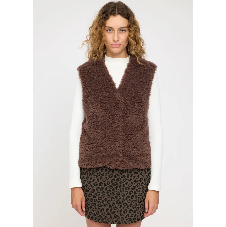 Mazine Westen|Alltagsbekleidung-- Women's Faux-Fur Vest - Fleeceweste