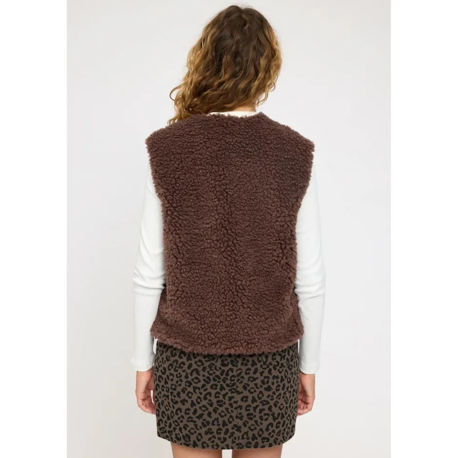 Mazine Westen|Alltagsbekleidung-- Women's Faux-Fur Vest - Fleeceweste
