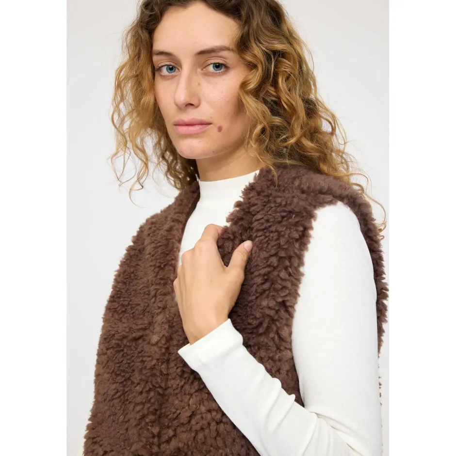Mazine Westen|Alltagsbekleidung-- Women's Faux-Fur Vest - Fleeceweste
