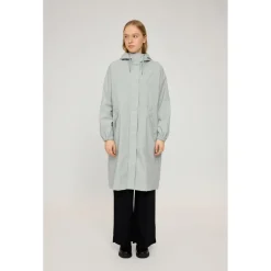 - Woen' Overized Rain Coat Recyced Fabric - ante < Mazine Sale