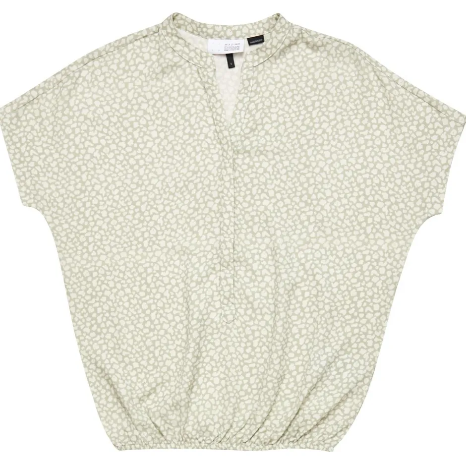 Mazine - Woen' Printed V-Neck Boue - Bue