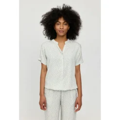 Mazine - Woen' Printed V-Neck Boue - Bue
