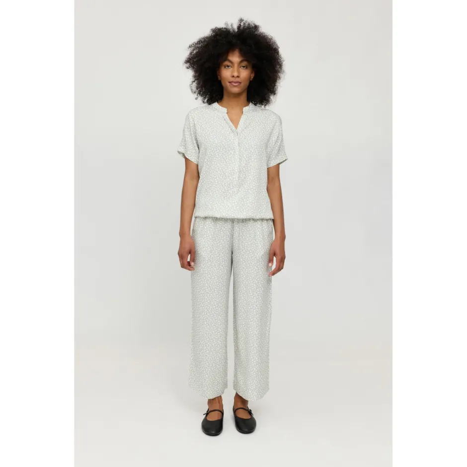 Mazine - Woen' Printed V-Neck Boue - Bue