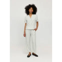 Mazine - Woen' Printed V-Neck Boue - Bue