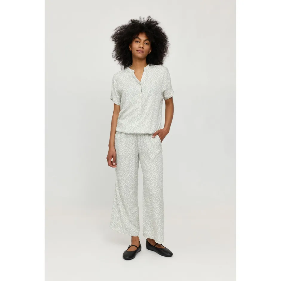 Mazine - Woen' Printed V-Neck Boue - Bue