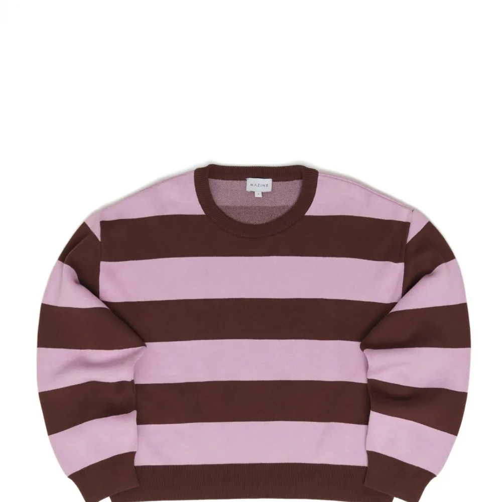 Mazine - Women's Striped Jacquard Knit Jumper - Pullover Clearance