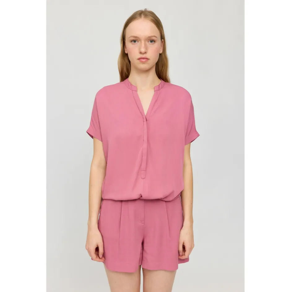 Mazine T-Shirts|Shirts, Hemden & Longsleeves-- Women's V-Neck Blouse - Bluse