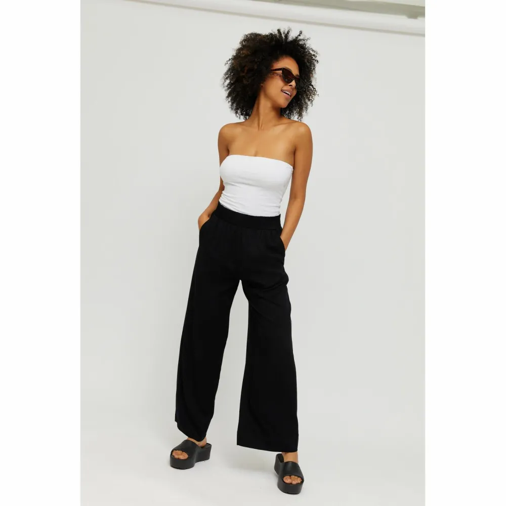 Mazine - Women's Wide Leg Viscose Pants - Freizeithose Best
