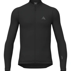 7mesh - Ashlu Merino Jersey L/S - Radtrikot Black Outlet
