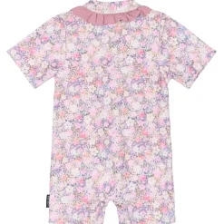 Mikk-Line Bademode-- Kid's UV Suit Frill Recycled AOP - Lycra