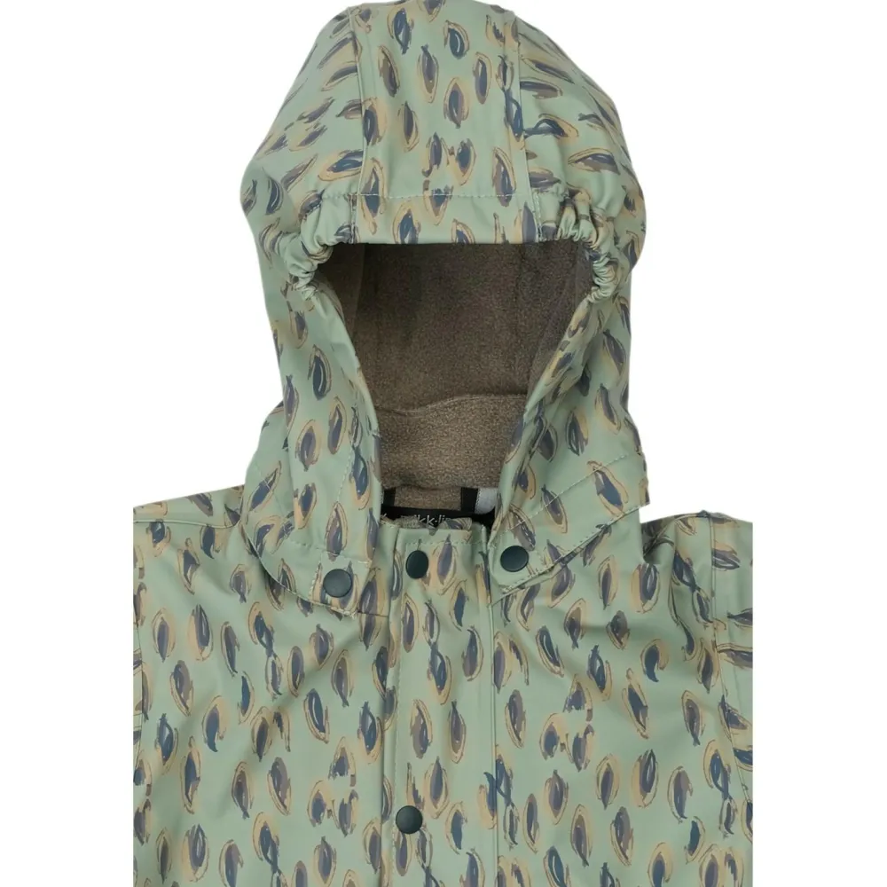 - Kid's PU AOP Rain Suit with Fleece - Overall < Mikk-Line Clearance