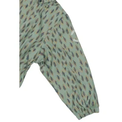 Mikk-Line - Kid's PU Rain Set with Fleece Suspension 104 - Regenset Iceberg Green
