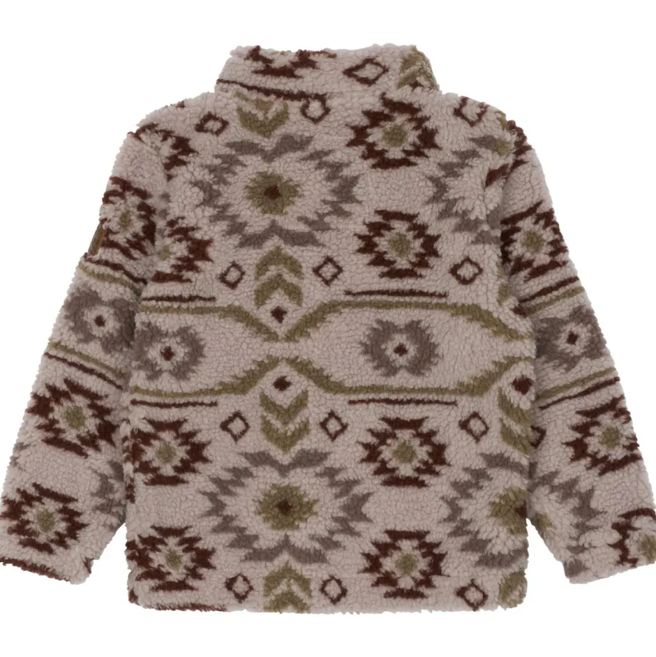 Mikk-Line Jacken|Alltagsbekleidung-- Kid's Teddy Mix Jacket AOP - Fleecejacke