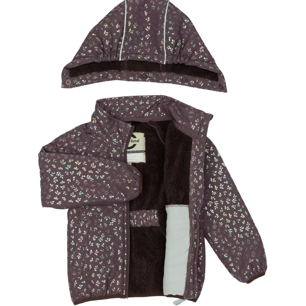 Mikk-Line - Kid's Teddy Softshell Jacket with Waist - Softshelljacke Raisin Clearance