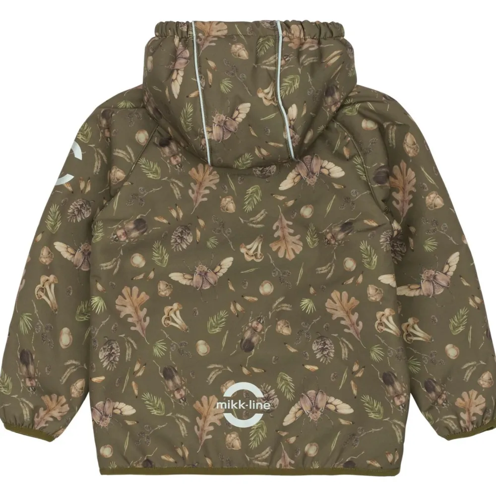 Mikk-Line - Kid's Teddy Softshell Jacket - Softshelljacke Burnt Olive Outlet